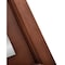 Alpine Industries Double-Sided Stainless Steel Plated Wooden Bilingual Caution Wet Floor Sign ALP499-SSB-MK - alternate 2